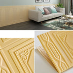 Modern Wall Panel 3D Plastic Wall Panels with Waterproof