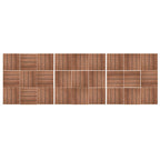 Rectangular constructed tiles Water resistant parquet flooring for balcony
