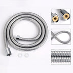 Modern Showerhead Adjustable Spray Pattern Round Showerhead