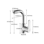 Modern Bathroom Faucet Brass Lever Handle Washroom Bathtub Faucet