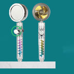 Modern showerhead bathroom hand shower made of plastic with adjustable water flow