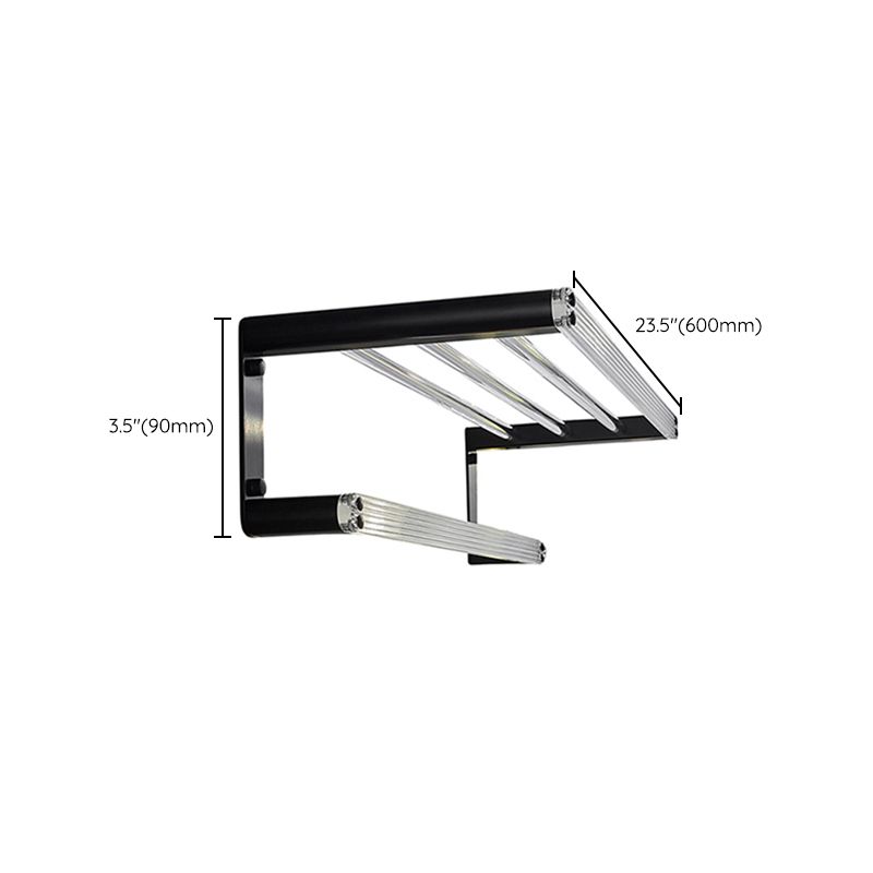 Modern bathroom accessory set bath shelf/towel holder & bathrobe hooks included
