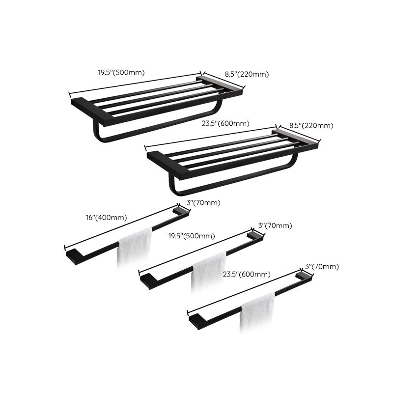 Contemporary Bathroom Accessories As Individual Item Or As Set in Black