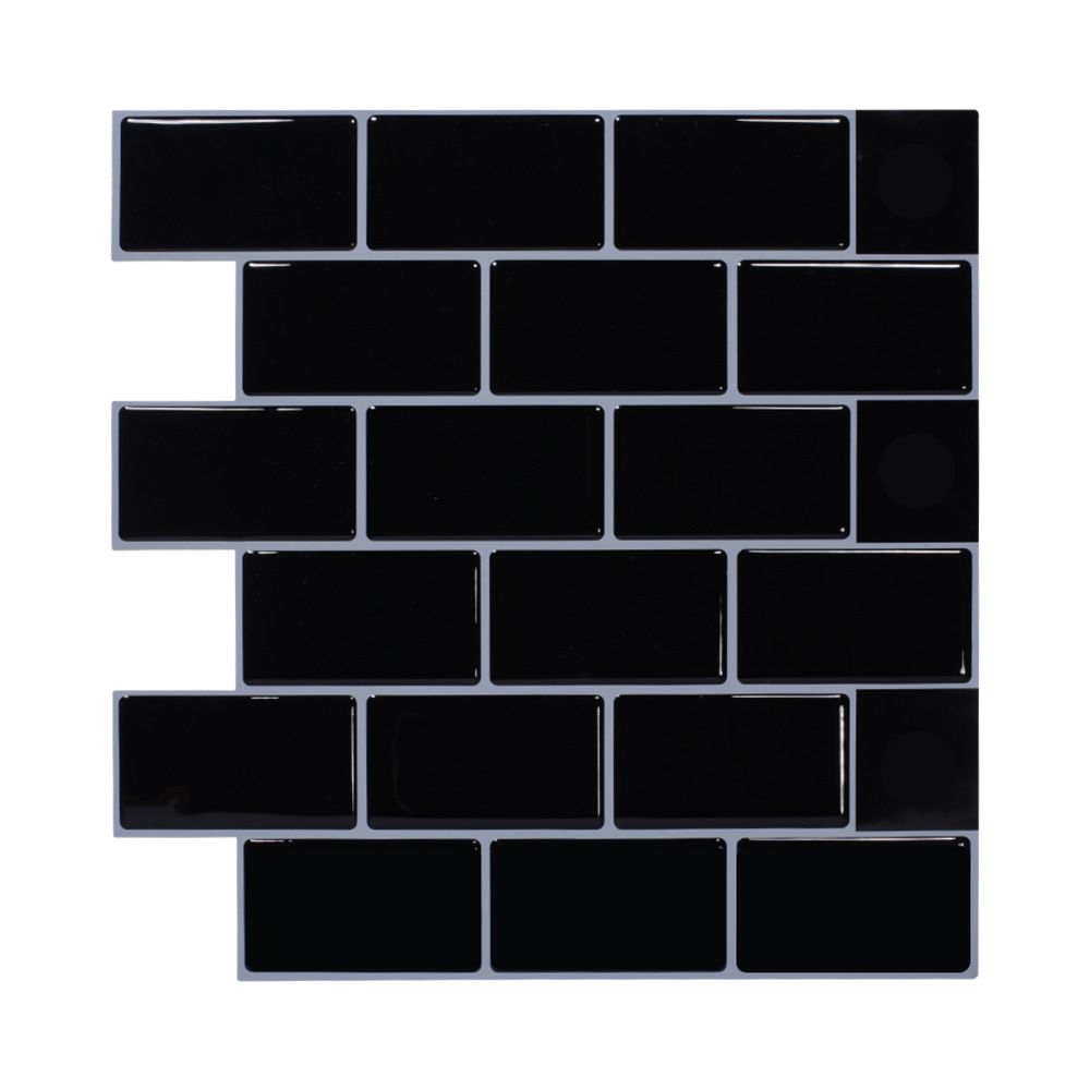 Modern Tile Peel & Stick PVC Rectangular Subway Tile Peel and Stick Wall Tile