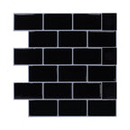 Modern Tile Peel & Stick PVC Rectangular Subway Tile Peel and Stick Wall Tile