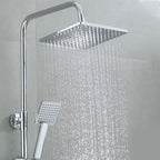 Square Shower Head Combo Large Shower Head with Hand Shower