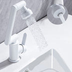 Contemporary Centerset Faucet Lever Handles Low Arc Stainless Steel Faucet