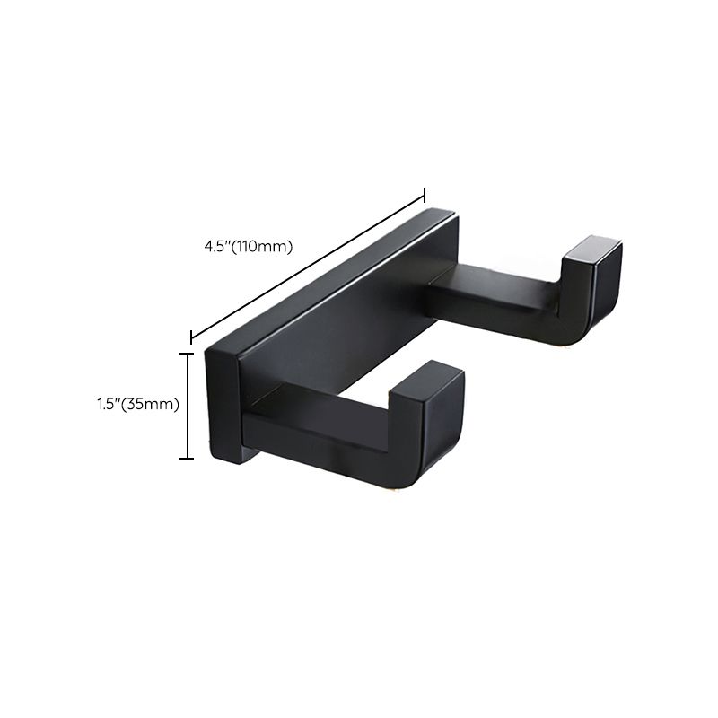 Modern Bathroom Hardware Set Bathroom Shelf Towel Bar Black Bathroom Hardware Set