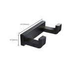 Modern Bathroom Hardware Set Bathroom Shelf Towel Bar Black Bathroom Hardware Set