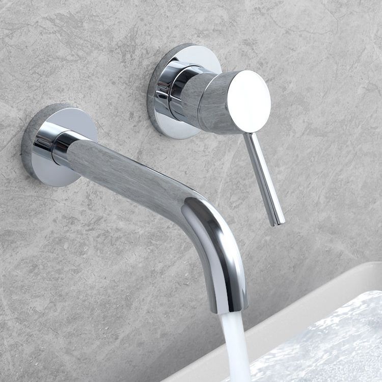 Wall-mounted Bronze Bathtub Filler Double Handles Bathtub Spout Bathtub Faucet Trim