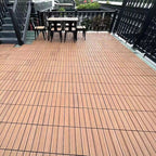 Deck Plank Loose Lay Wood Floor Tiles Garden Outdoor Flooring
