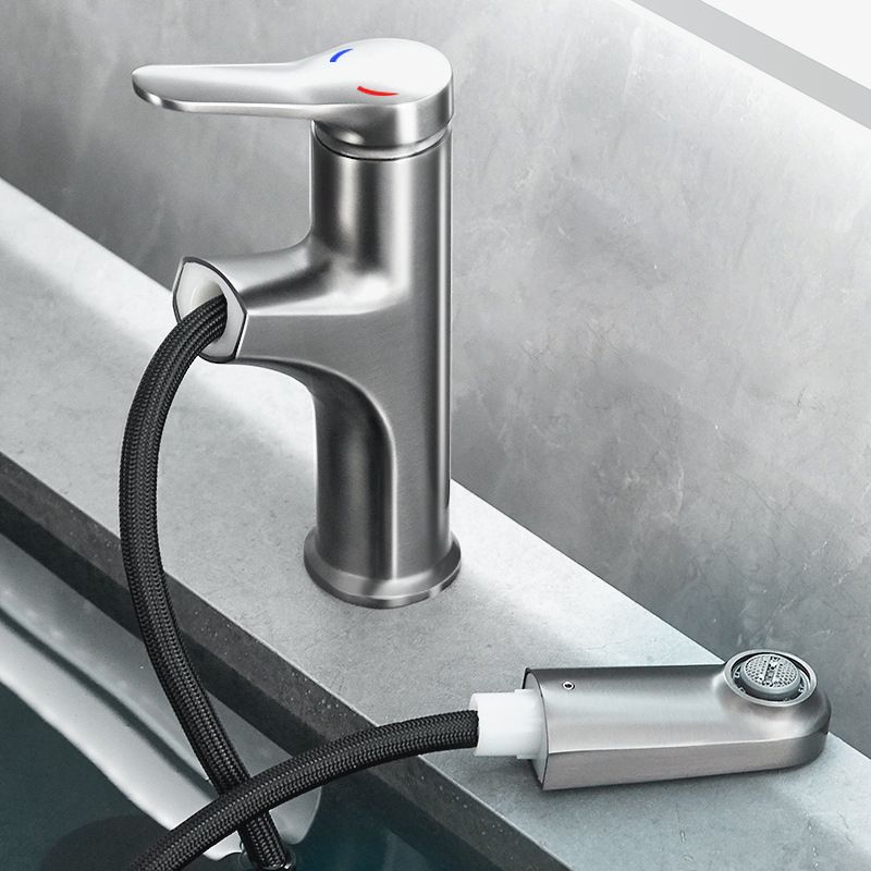 Simplicity Brass Sink Faucet Low Arc Single Color Centerset Vanity Faucet for the Bathroom