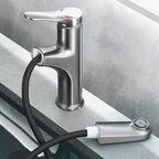 Simplicity Brass Sink Faucet Low Arc Single Color Centerset Vanity Faucet for the Bathroom