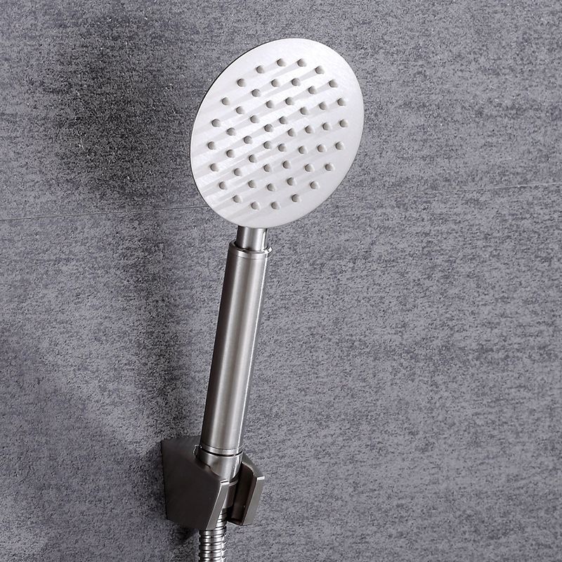 Contemporary Shower Combo Handheld Showerhead Stainless Steel Wall Mounted Showerhead