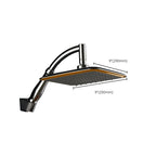 Square Hand Shower Modern Wall Mounted Hand Shower