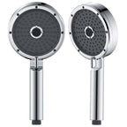 Matt Black Hand Shower Modern 3-Stream Round Wall Mounted Hand Shower