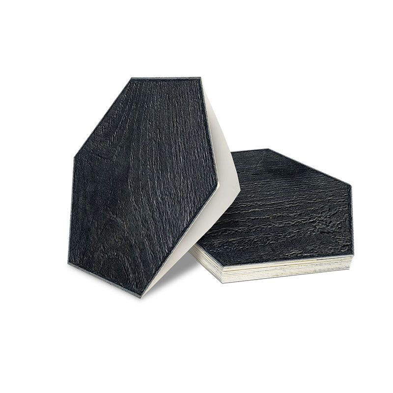 Peel & Stick Vinyl Flooring Dark Matte Vinyl Floors with Stone Look