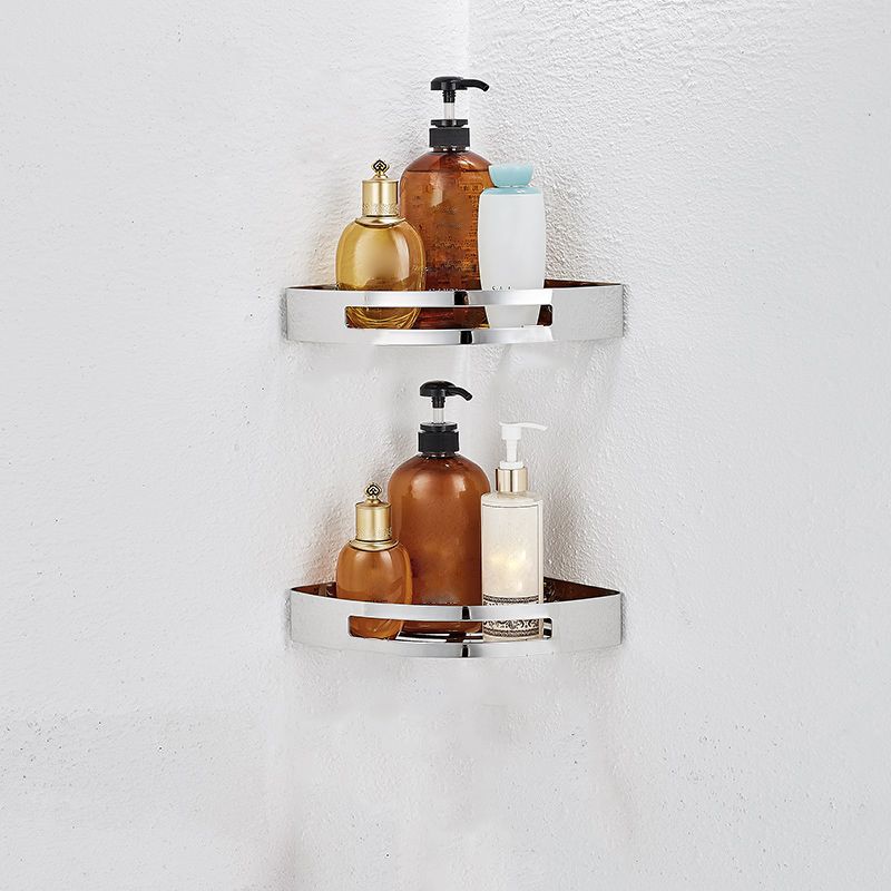 Modern Steel Bathroom Accessory Set Silver Bathroom Accessory Kit