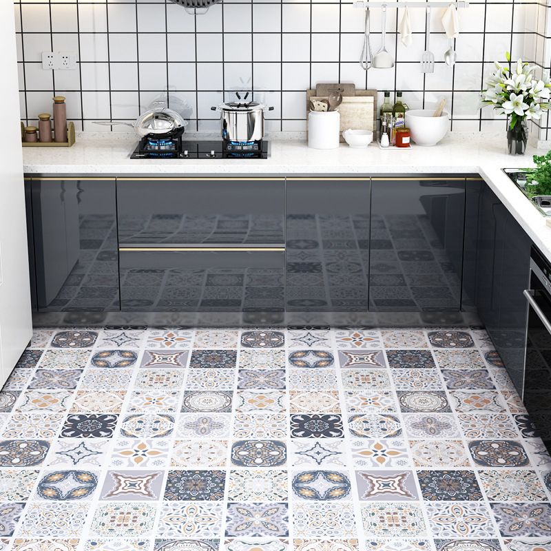 Patterned Vinyl Floor Peel and Stick Vinyl Floor with Low Gloss