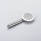 Home Round Dual Shower Heads Modern Style Wall Mounted Metal Dual Shower