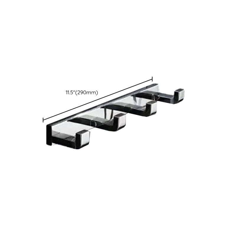 Polished Chrome Modern Bathroom Accessory Set made of Stainless Steel Towel Holder/Soap Dish