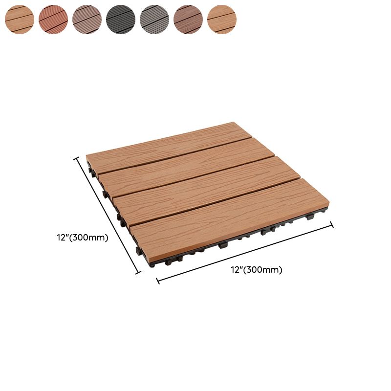 Composite Deck Board Solid Color Installation Boards Made of Wood
