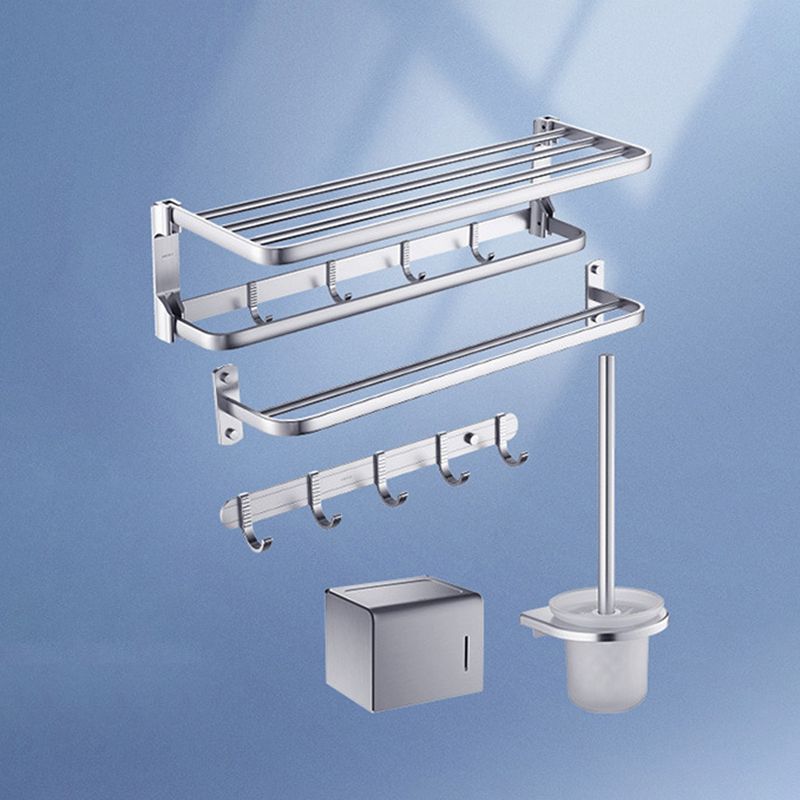 Silver Bathroom Accessory Set Modern Bathroom Accessory as Individual Piece or in Set