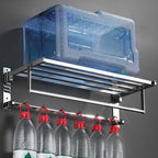 Modern Bathroom Set Stainless Steel Bathroom Shelf Paper Holder Bathroom Accessory Set