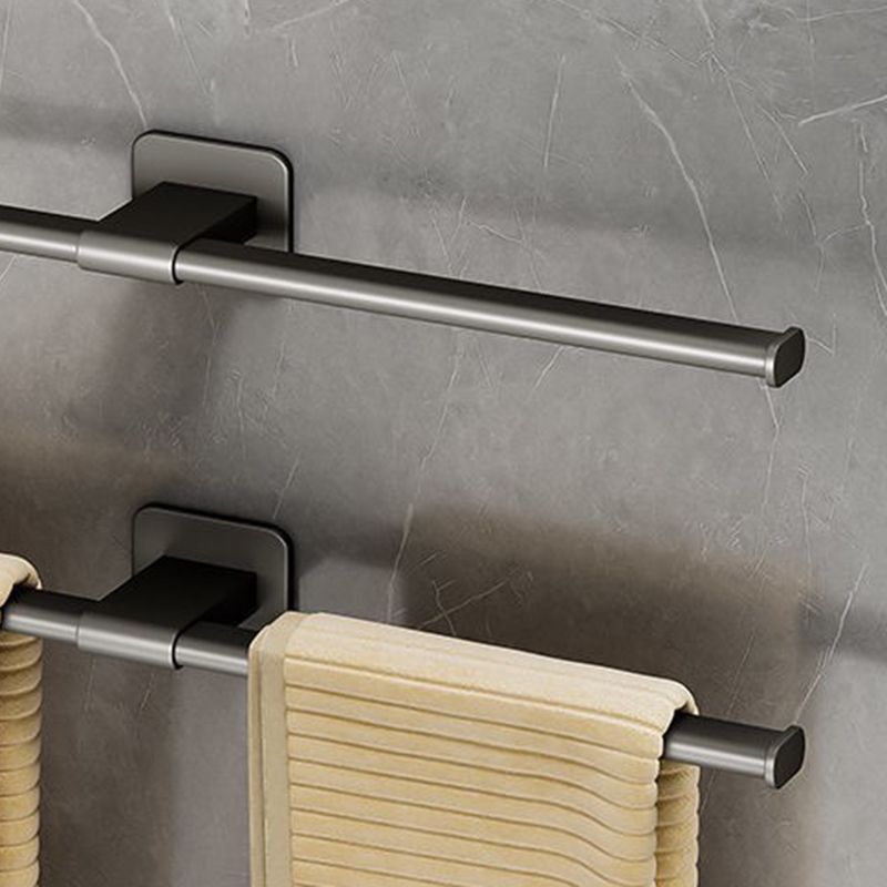 Contemporary Aluminum Bathroom Accessories Set Towel Rail Bathroom Accessories