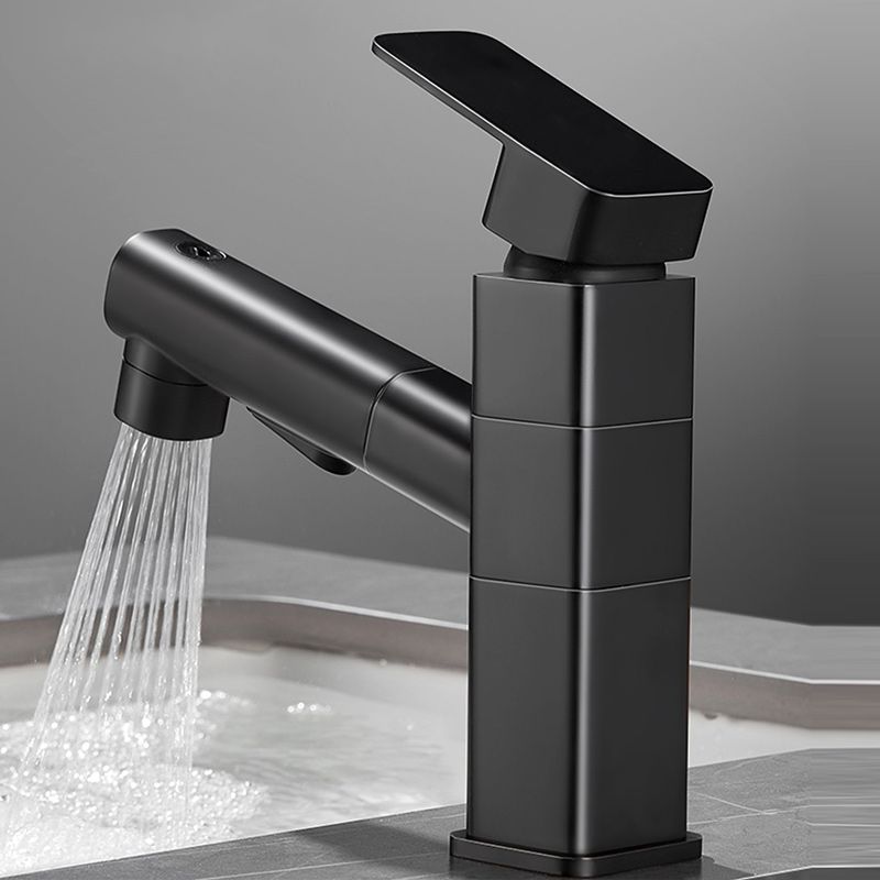 Bathroom Vessel Water Faucet Lever Handle 1 Hole Vessel Sink Faucet