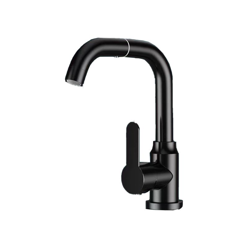 Modern sink faucet bathroom faucet brass lever swivel spout sink faucet