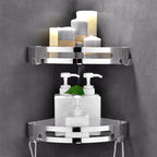 Modern Bathroom Hardware Set Silver Bathroom Shelf Bathroom Hardware Set