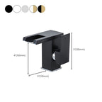 Contemporary Sink Faucet Solid Color Low Arc Bathroom Sink Faucet