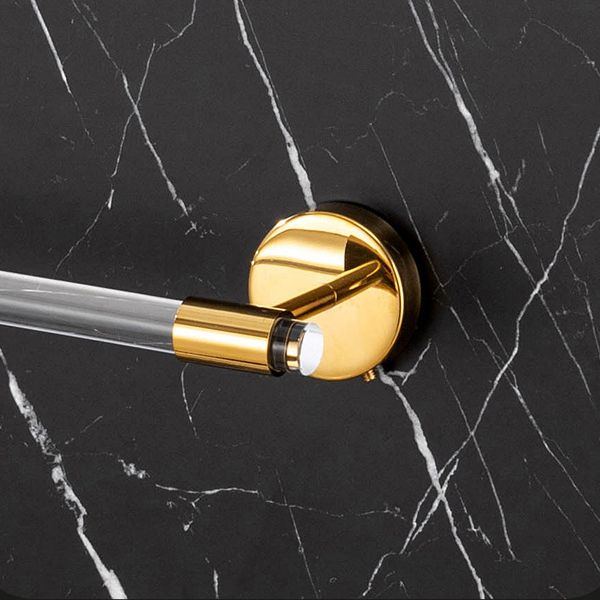 Modern Bathroom Accessories Set Towel Rack Silver/Gold/Black Bathroom Accessories