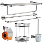 Chrome Traditional Bathroom Accessories Set Stainless Steel Bathroom Set