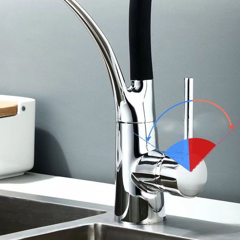 Modern 1-Hand Faucets Copper Touchless with Water Dispenser Standard Kitchen Faucet