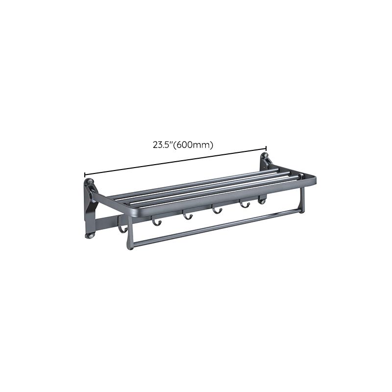 Matt gray bathroom accessory set bathroom shelf/towel holder & paper holder included