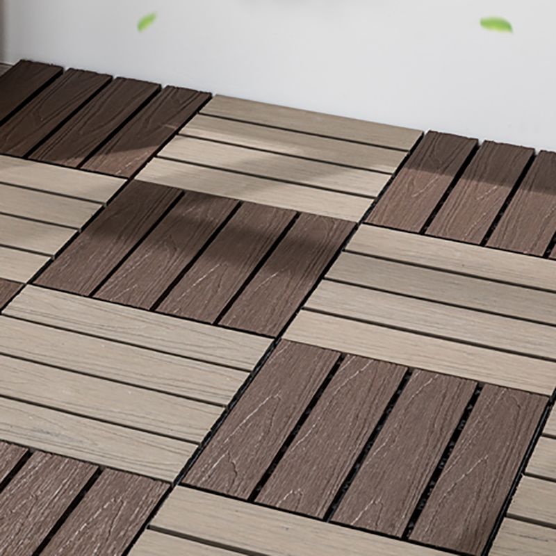 Outdoor Ground Board Strips Composite Waterproof Square Deck Board