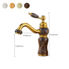 Glam Basin faucet Lever handle Low arch basin faucet Bathroom faucet