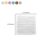 Industrial 3D Brick Wall Plank Bathroom Living Room Wall Panel Set of 10