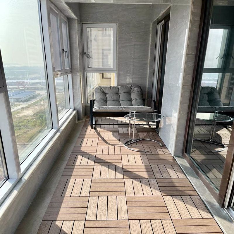 Connectable terrace tiles composite terrace tiles for outdoor use