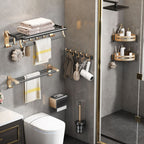 7-piece traditional bathroom accessory set aluminum bathroom accessory set