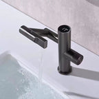 Modern Vessel Sink Faucet Copper 1-Handle Low Arc Vessel Faucet for the Bathroom