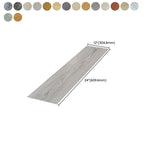 Modern Interior Flooring Wood Look Peel and Stick Rectangular Flooring Vinyl