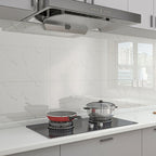 Modern kitchen tile waterproof smooth Peel and Stick splash guard tile