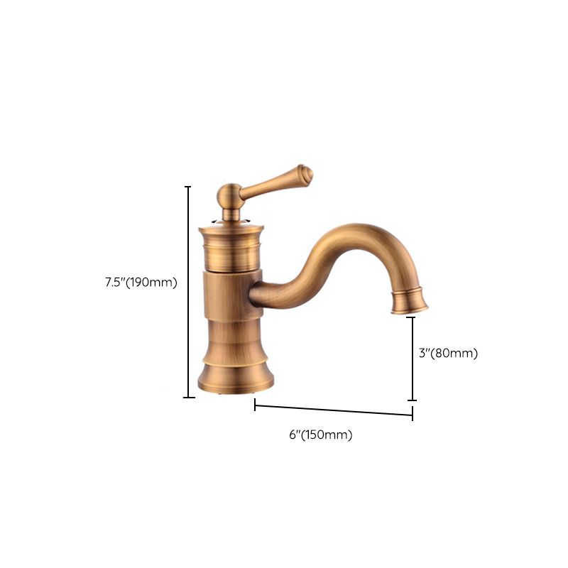 Classic basin mixer with swivel spout, single lever basin mixer