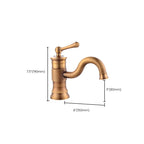 Classic basin mixer with swivel spout, single lever basin mixer