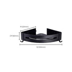Modern Bathroom Accessories Set Towel Holder Black Soap Dish Bath Accessories Set