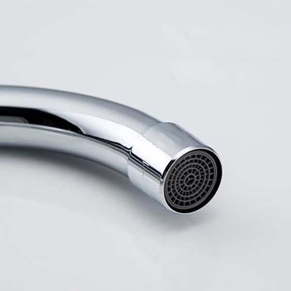 Modern Style Bathroom Faucet Dual Handle Faucet Swivel Spout Faucet
