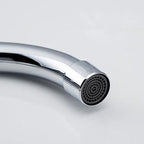 Modern Style Bathroom Faucet Dual Handle Faucet Swivel Spout Faucet